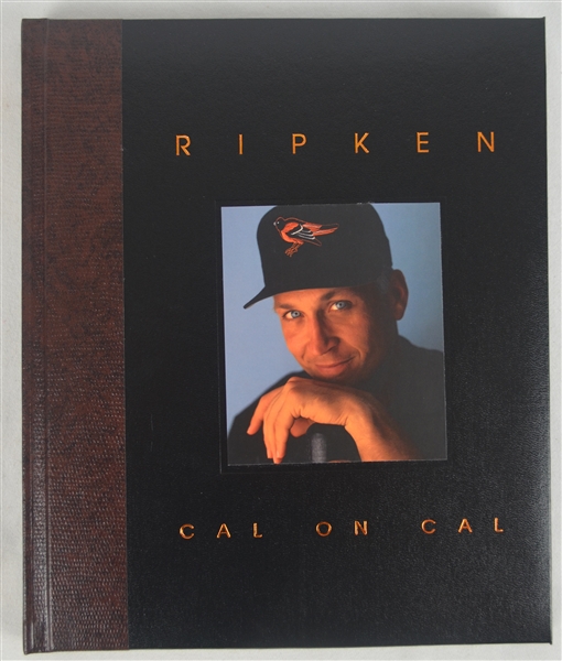 Cal Ripken, Jr. Autographed “Cal on Cal” Leather Bound Book