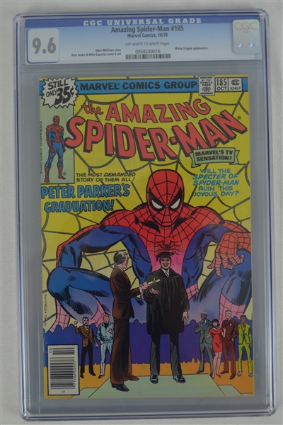 The Amazing Spider-Man #185 October 1978 CGC 9.6
