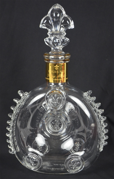 Louis XIII Baccarat Decanter Bottle/Stopper & Box 