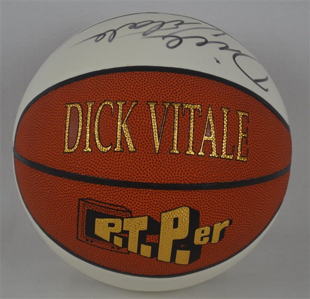 Dick Vitale Full Size autographed basketball 