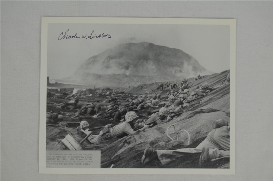 Charles W. Lindberg Autographed 8x10 Photo