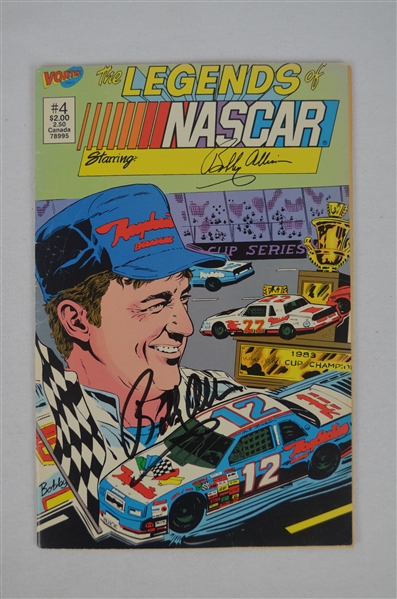 Bobby Allison Autographed NASCAR Magazine & Hand Written Letter 