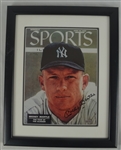 Mickey Mantle Autographed & Framed Sports Illustrated UDA 