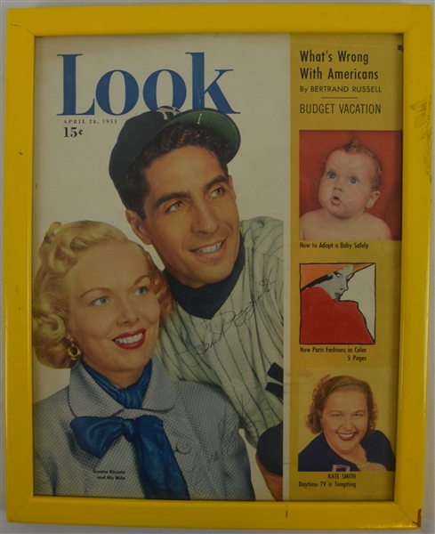 Phil Rizzuto Autohraphed 1951 Look Magazine