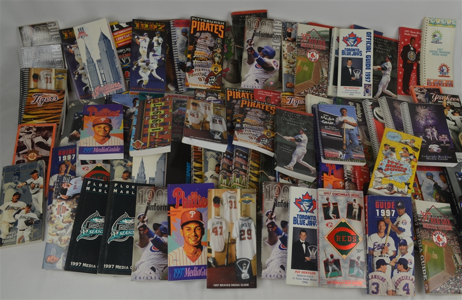 Collection of 1997 Baseball Media Guides