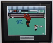 Mike Tyson Signed "PUNCH OUT"  Display