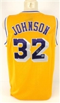 Magic Johnson Signed Lakers Jersey