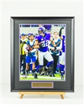 Chad Greenway LIMITED Signed display  Only 52 of these were Signed