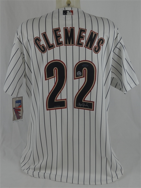 Roger Clemens Autographed Houston Astros Jersey