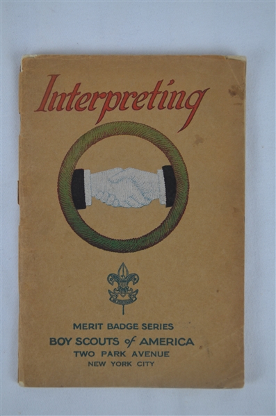 Vintage 1930 Boy Scout Manual