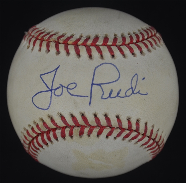Joe Rudi Autographed OAL Baseball