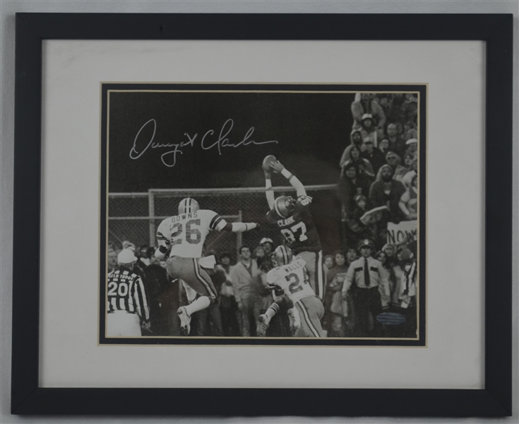 Dwight Clark "The Catch" Autographed Framed 8x10 Photo