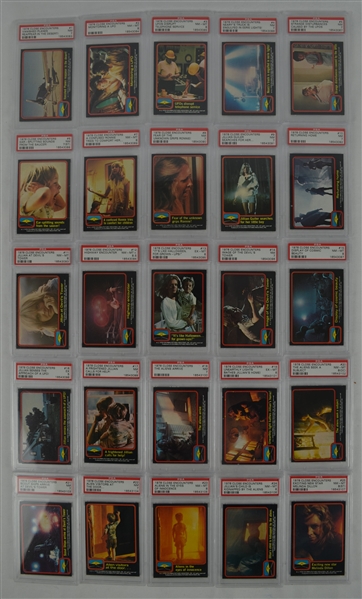 Complete 1978 Close Encounters 66 Card Set PSA Graded 