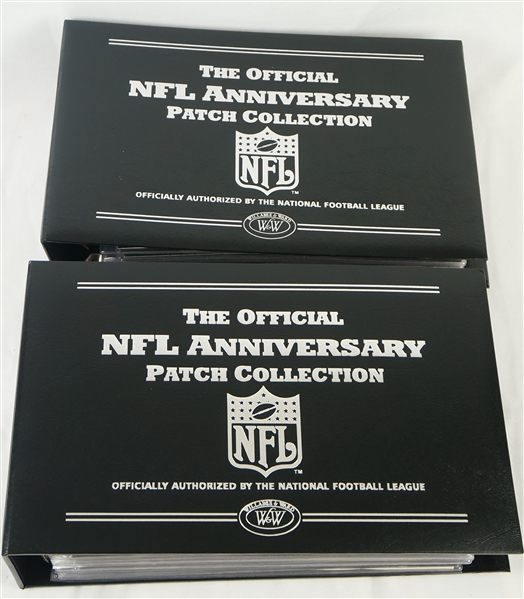 Official NFL Anniversary Willabee & Ward 71 Patch Collection
