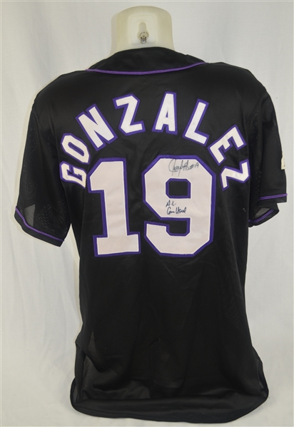 Juan Gonzalez 1998 Texas Rangers All Star Game Jersey w/Medium Use