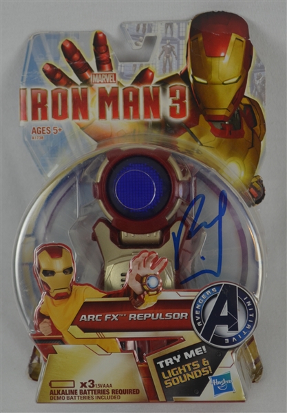 Robert Downey Jr. Autographed Iron Man Toy in Original Packaging