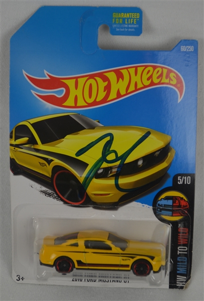 Jay Leno Autographed Hotwheel Car in Original Packaging