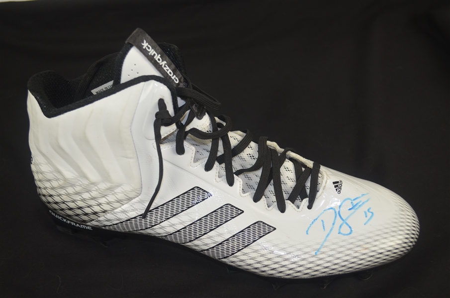 Devin Street Autographed Worn Shoe w/Signing Photo