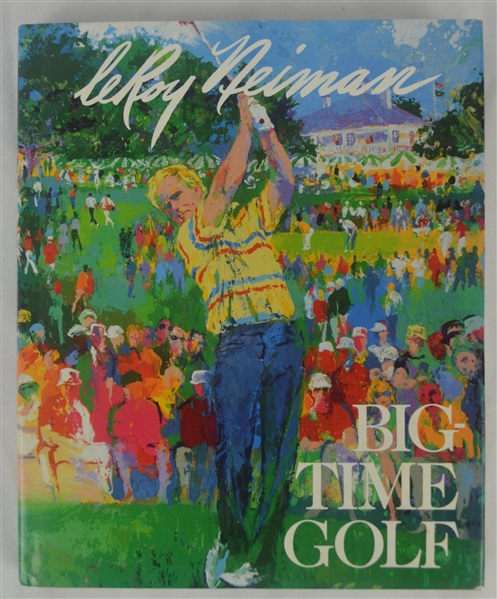 "Big Time Golf" Hard Cover Book Signed by LeRoy Neiman