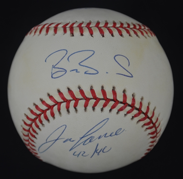 Alex Rodriguez Barry Bonds & Jose Canseco Autographed ONL 40/40 Club Baseball