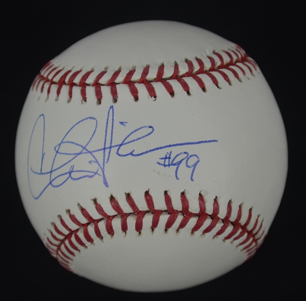 Charlie Sheen Autographed OML Baseball