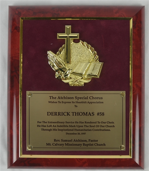 Derrick Thomas 1997 Atchison Special Chorus Award