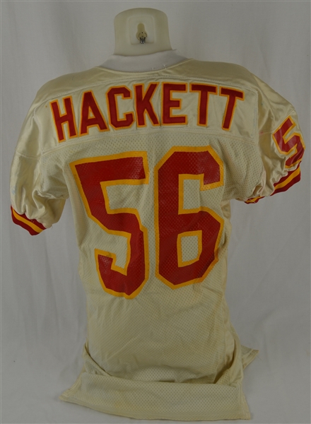 Dino Hackett 1992 KC Chiefs Professional Model Jersey w/Heavy Use
