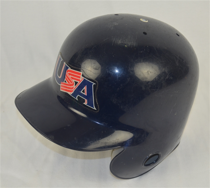 Team USA Baseball Helmet w/Heavy Use
