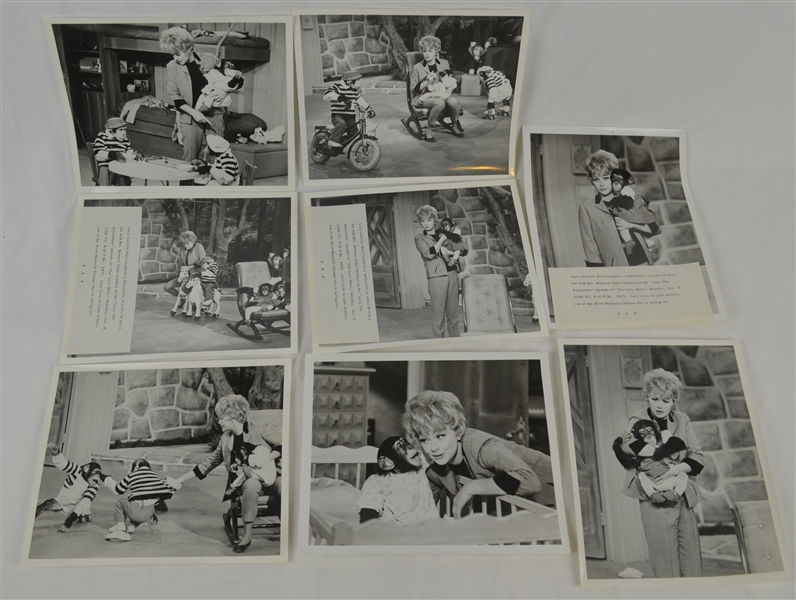 "THE LUCY SHOW" Collection of 8 Original Photographs