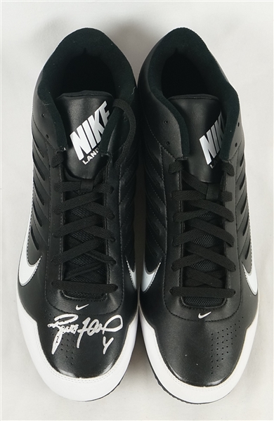 Brett Favre Autographed Nike Land Shark Football Cleats