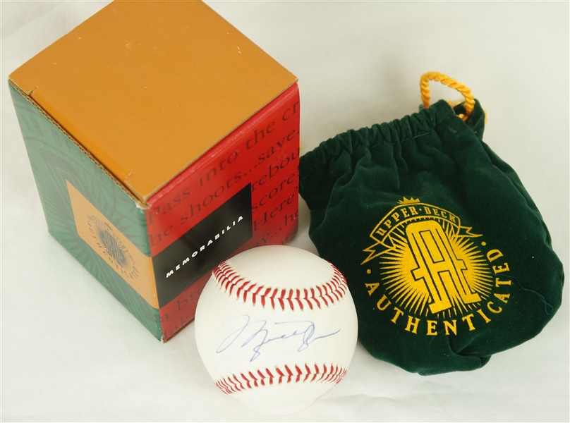 Michael Jordan UDA Signed Baseball w/Original Box