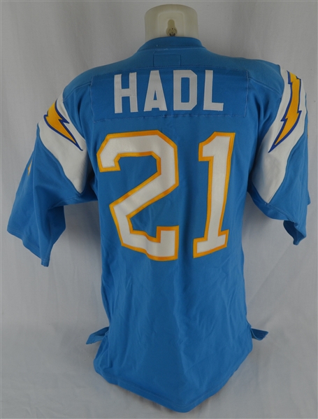 John Hadl Vintage San Diego Chargers Professional Model Sample Jersey w/No Use