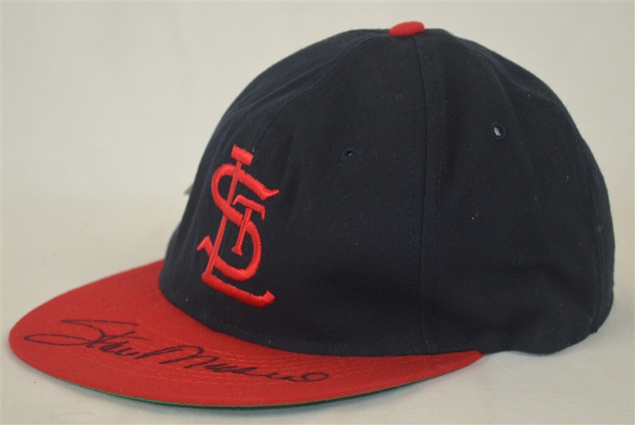 Stan Musial Autographed St. Louis Cardinals Cooperstown Collection Hat
