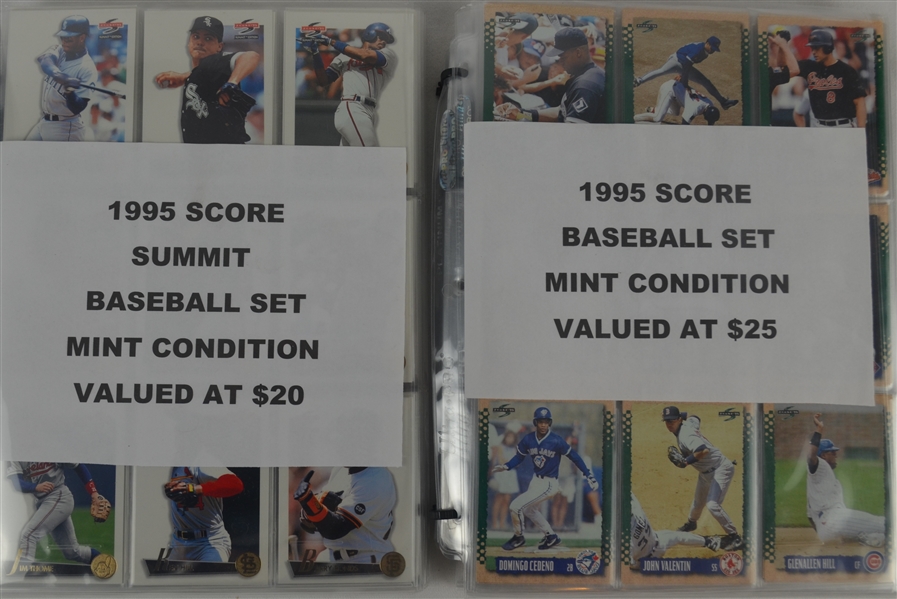 Lot of 2 1995 Score Baseball Card Sets