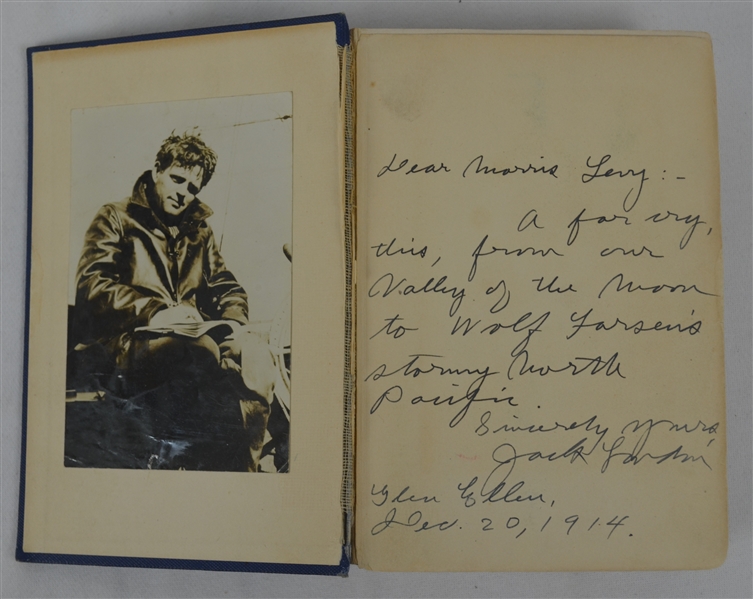 Jack London Signed First Edition of "The Sea Wolf" PSA/DNA LOA