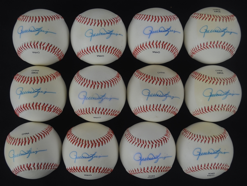 Rollie Fingers Lot of 12 Autographed Baseballs