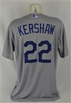 Clayton Kershaw 2015 Los Angeles Dodgers Professional Model Jersey w/Medium Use