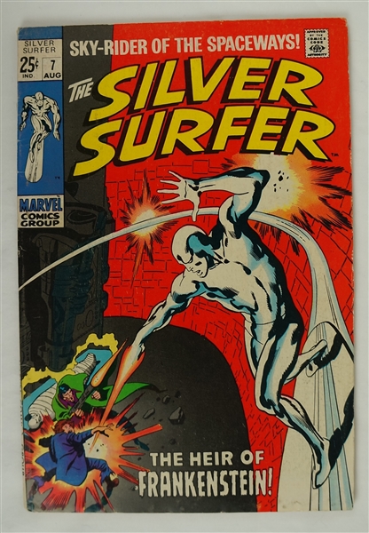 Silver Surfer August 1969 Marvel Comic Book Issue #7