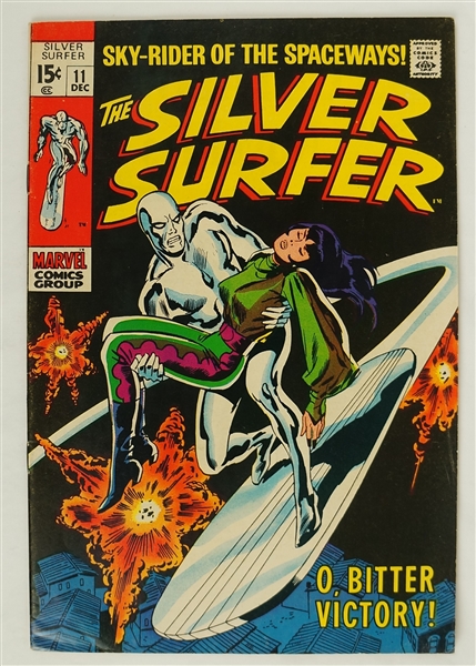 Silver Surfer December 1969 Marvel Comic Book Issue #11