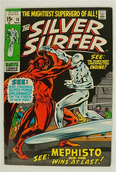 Silver Surfer May 1970 Marvel Comic Book Issue #16