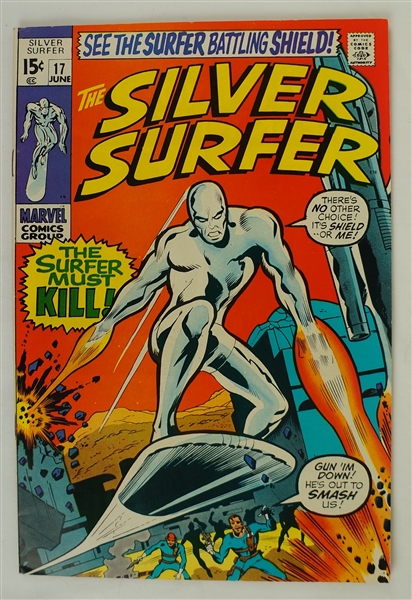 Silver Surfer June 1970 Marvel Comic Book Issue #17