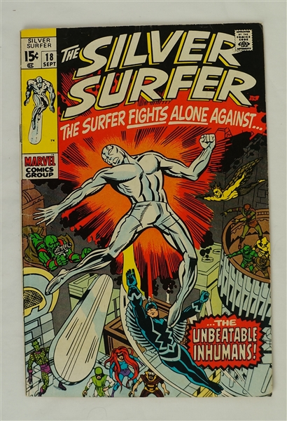 Silver Surfer September 1970 Marvel Comic Book #18 Final Issue
