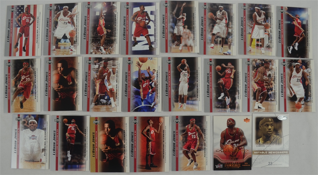 LeBron James Rookie Card Collection