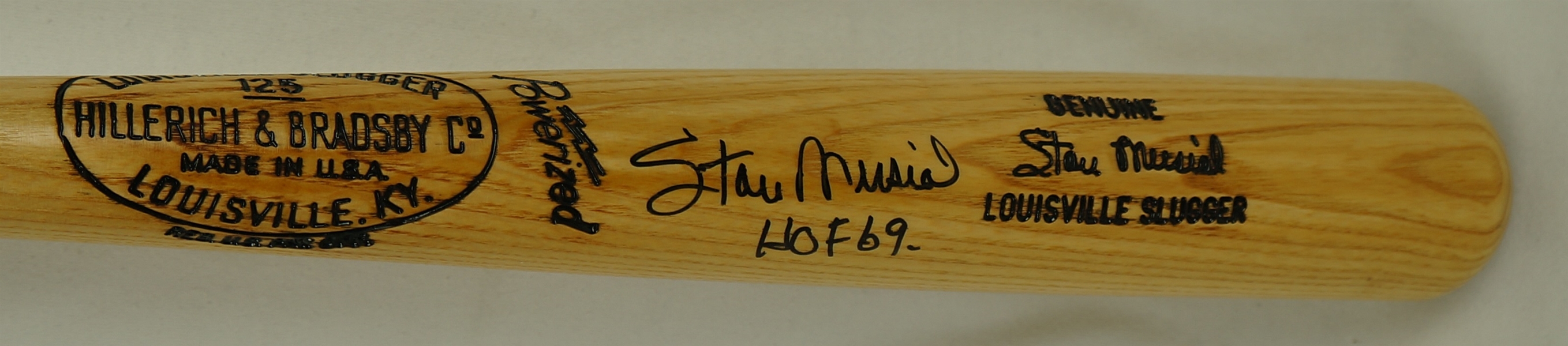 Stan Musial Autographed Louisville Slugger Signature Model Bat
