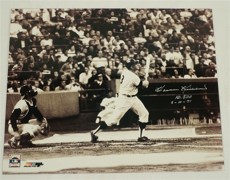 Harmon Killebrew Autographed 16x20 Autographed & Inscribed 500th HR Photo