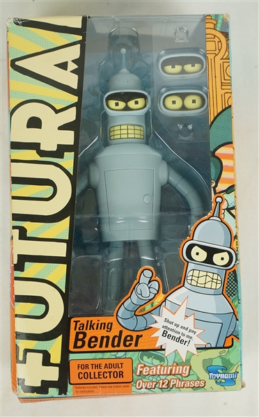 Futurama Talking Bender Toy w/Original Box
