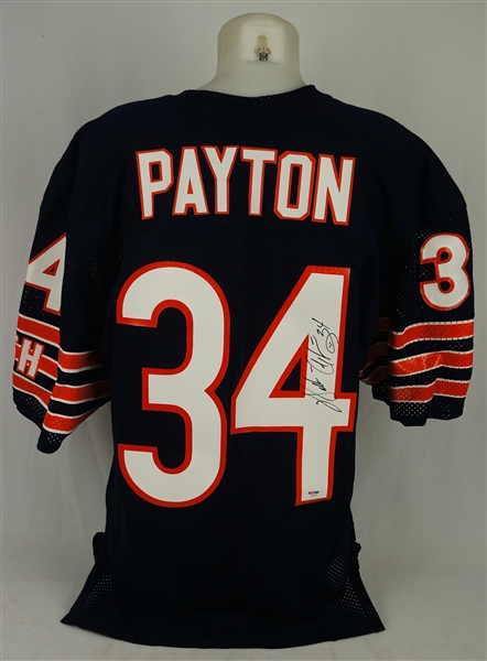 Walter Payton Vintage Mid 1980s Autographed Chicago Bears Jersey PSA/DNA LOA