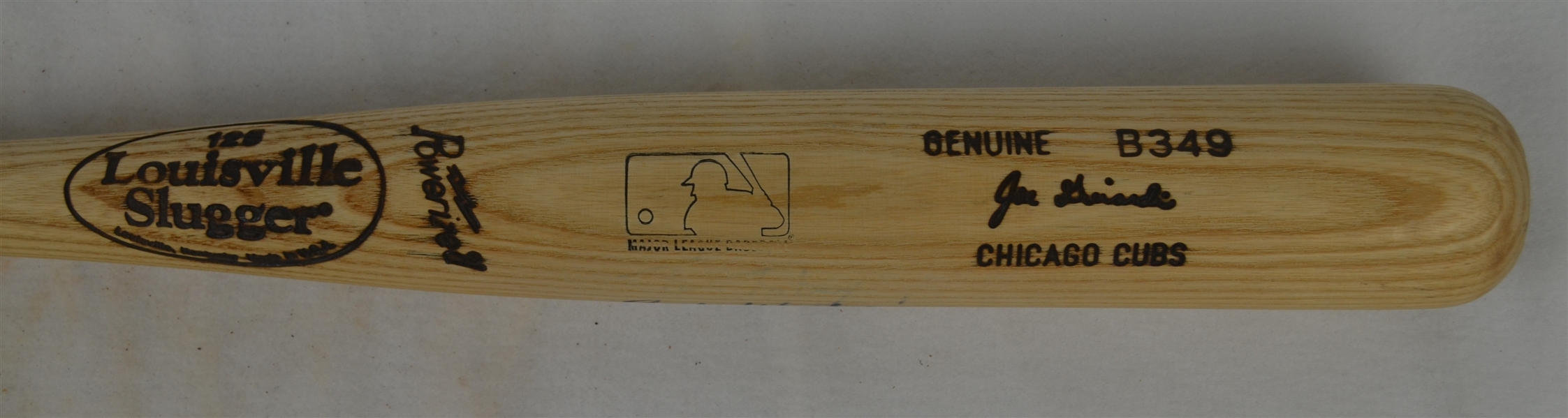 Joe Girardi c. 2000-02 Chicago Cubs Professional Model Autographed Bat w/No Use