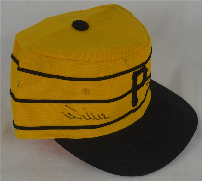 Willie Stargell c. Early 1980s Pittsburgh Pirates Game Used & Autographed Spring Training Hat w/Dave Miedema LOA