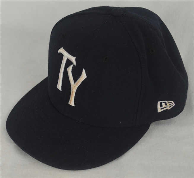 Aaron Judge 2014 Tampa Yankees Game Used Hat w/Dave Miedema LOA